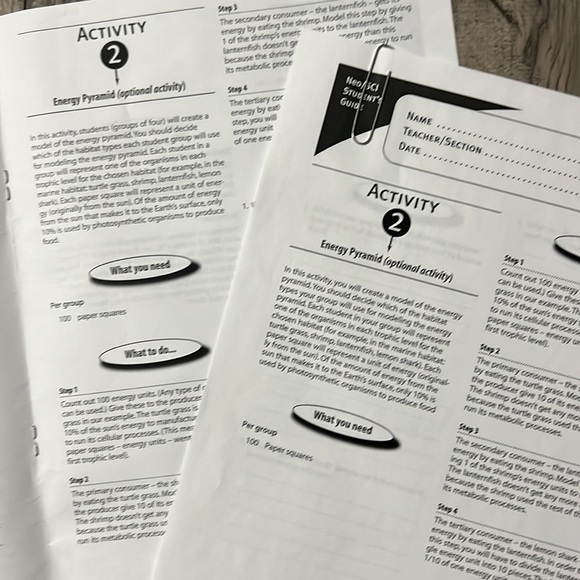 Neo Science Food WEB Lab Investigation kit Educational NWT - Picture 8 of 10